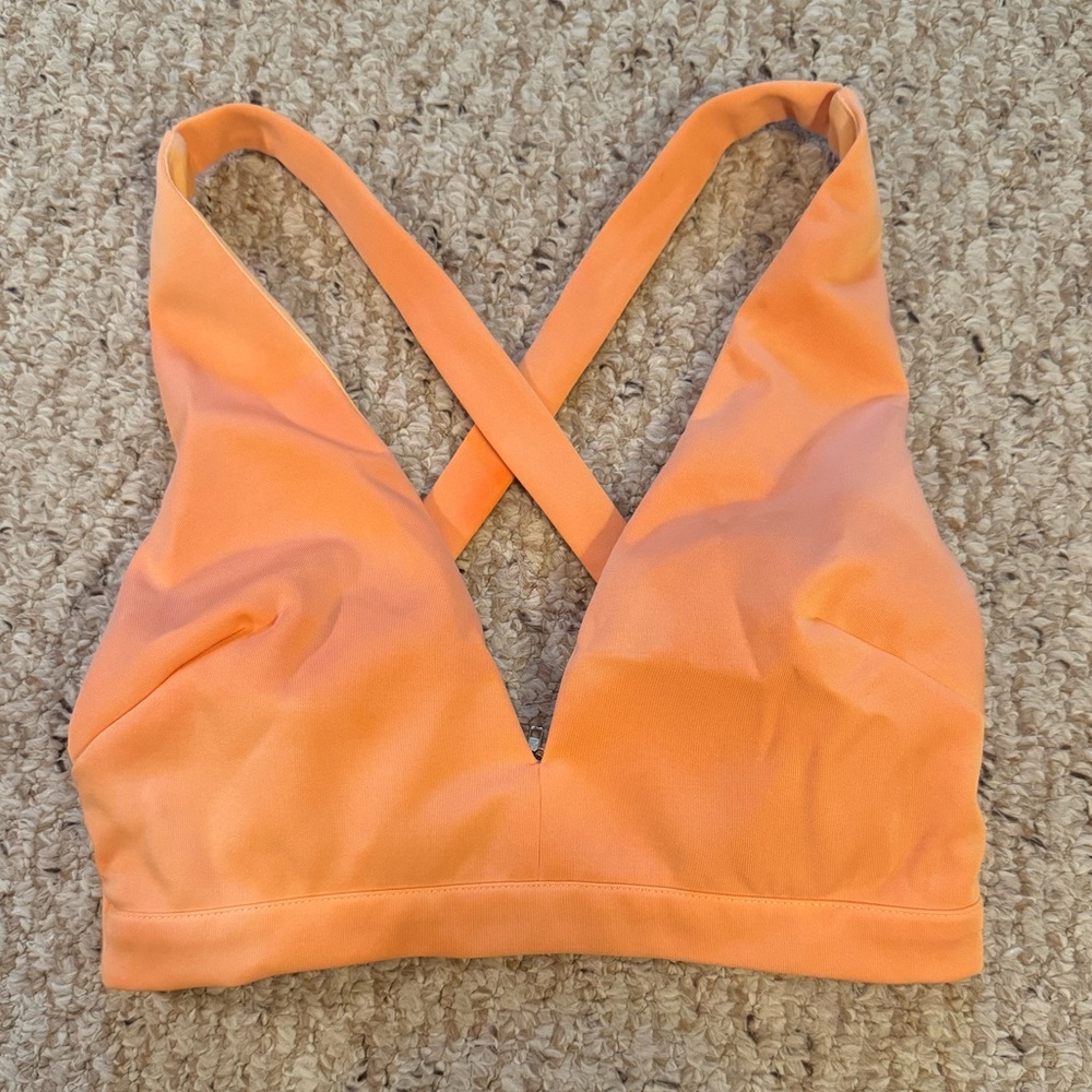 *3 for $9* Peachy Plunge Crop Top